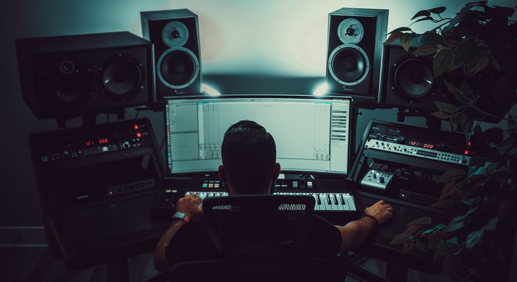 Sonic branding in a studio