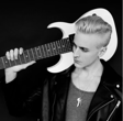 Black and white photo of Soundstripe artist Thorr